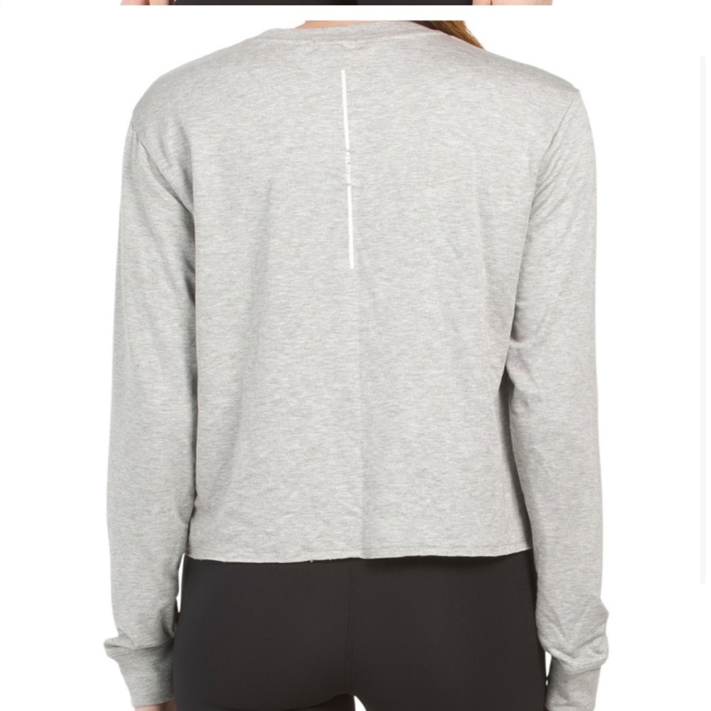 Peloton Long-Sleeved Active Top Gray M - Picture 2 of 3